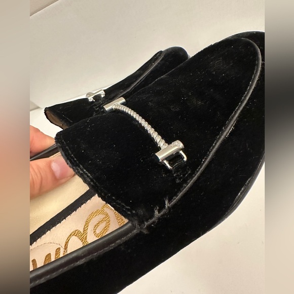 Sam Edelman Black Velvet Lior Loafers Size 8.5 US - Picture 12 of 13